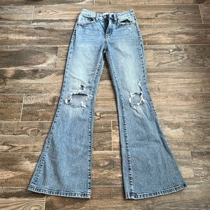 willow + root flare jeans